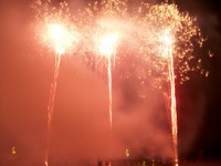 姶良市前夜祭花火