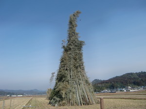姶良町 ジャンボ鬼火焚き櫓