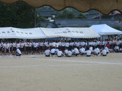 2010年姶良市立帖佐中学校体育祭