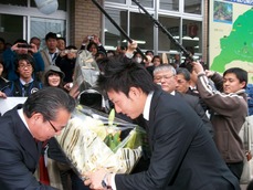 2011年姶良市故郷観光大使ソフトバンクホークス川崎宗則
