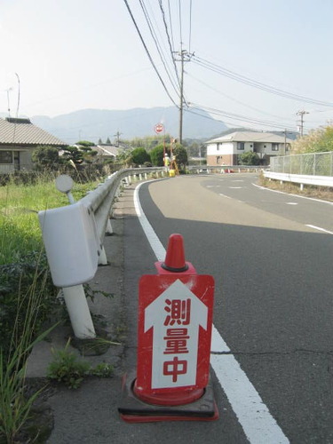 桜島スマートインターチェンジ(仮称)測量