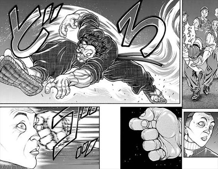 刃牙道16巻 宮本武蔵 vs 警察1