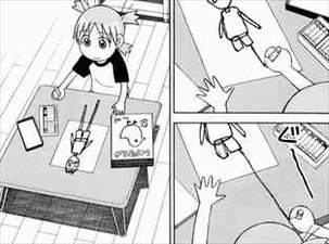 よつばと!2巻 8話 おえかき1