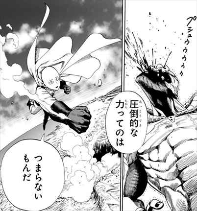 ワンパンマン1巻 サイタマ 名言2