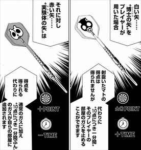 エンバンメイズ2巻 ダーツバトル