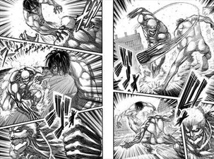 進撃の巨人19巻 エレン VS ライナー2