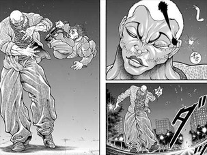 刃牙道11巻 本部以蔵 VS ジャックハンマー2