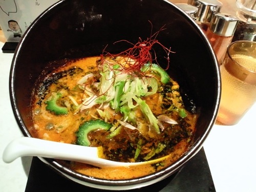 二代目海老そば けいすけ 旨辛タンタン麺_900円 2011-02-08 11-55-00