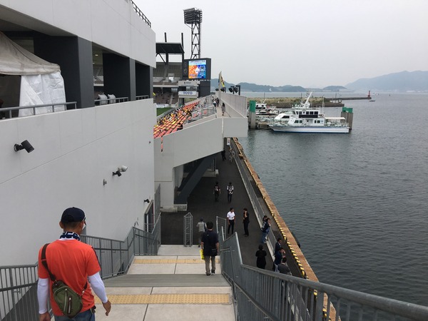 ミクニワールドスタジアム バックスタンド裏