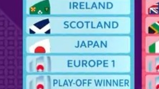 ラグビーw杯組み合わせ