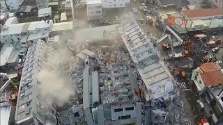 台南市マンション倒壊