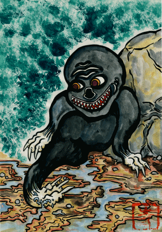 印旛沼の怪獣
