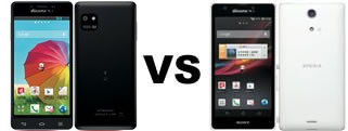Optimus it L-05EとXperia A SO-04Eの比較