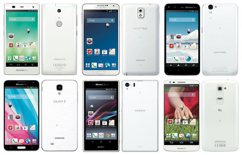 2013年冬モデルの重点スペック比較!各分野の最強機種は?~大画面スマホ版~
