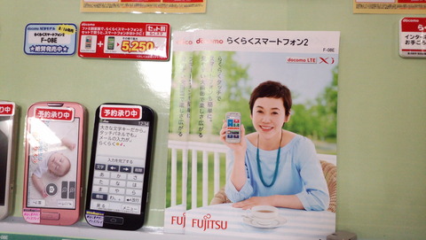 らくらくスマートフォンプレミアム F-09Eのカメラで撮影した写真1