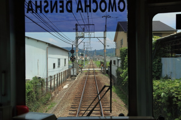 おもちゃ電車車窓