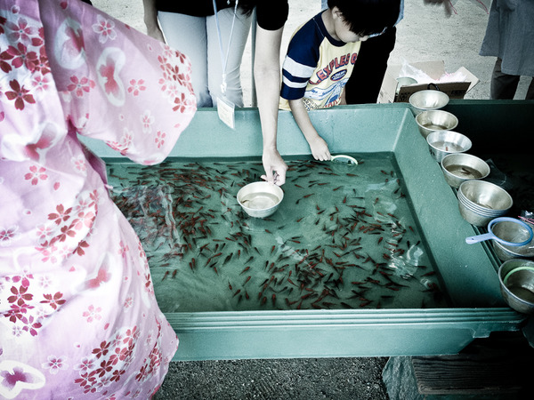 金魚すくい