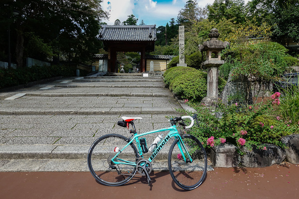 観心寺で