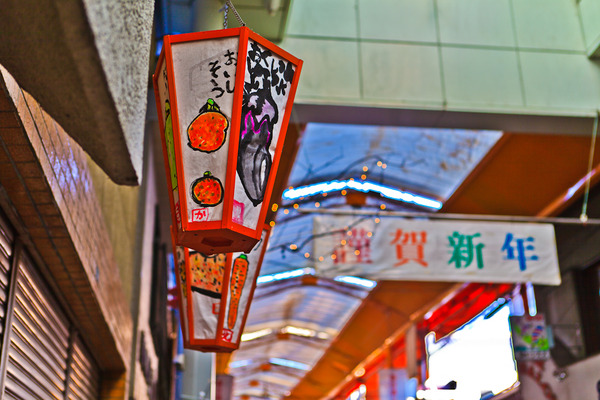 商店街の飾り