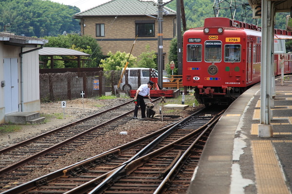 おもちゃ電車ポイント切り替え