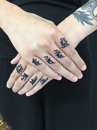 指梵字タトゥーな日 栃木県鹿沼市 宇都宮市のドラゴンタトゥースタジオ Dragontattoostudio