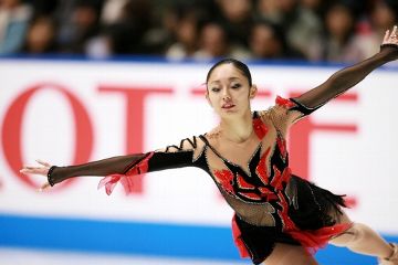 安藤美姫のフリー演技=大阪・なみはやドーム