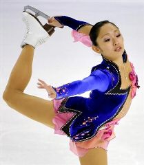 スケートアメリカ女子SPで2位につけた安藤美姫=エバレット