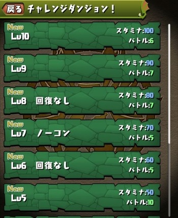 パズドラ　チャレンジダンジョン