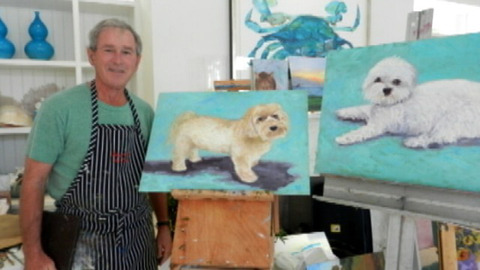 dogs-with-Bush