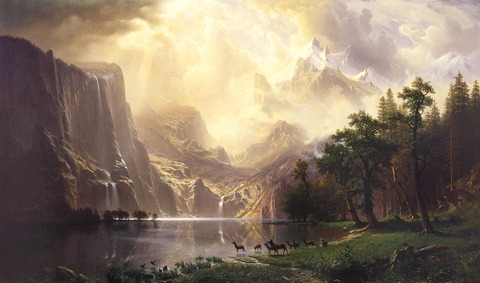 Albert_Bierstadt,_Among