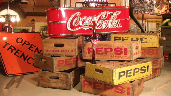 希少！60s〜70s ペプシコーラ アメリカアンティークゴミ箱USAヴィンテージ