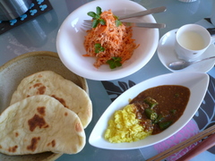 キーマーカレー＆ナン！