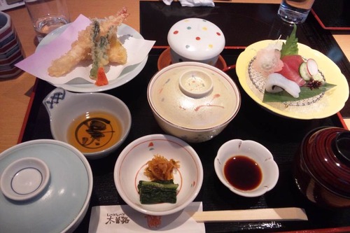 刺身定食@木曽路　幕張店