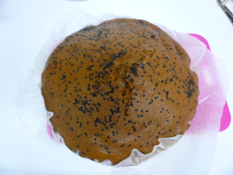 黒糖蒸しパン！