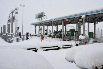 米子自動車道の米子料金所