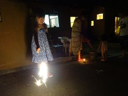 ましろちゃん花火