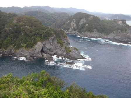 石廊崎灯台の上から