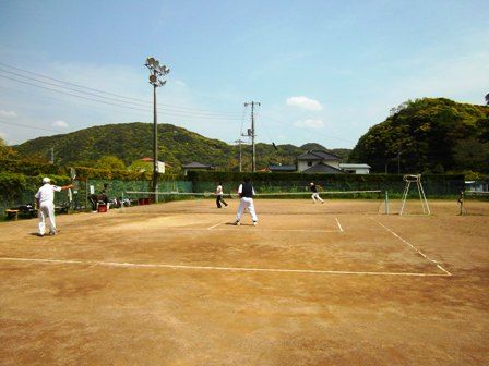 テニス日和 渡嶋・蓑島VS井上・平井