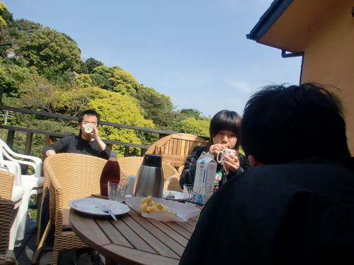 ベランダいい景色