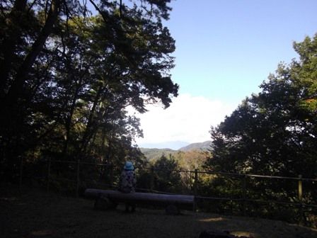 富士山が見えるはずの場所