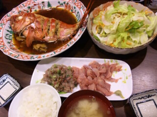 金目鯛 煮つけ