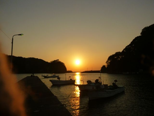 小稲湾 初日の出