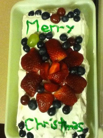 christmas cake