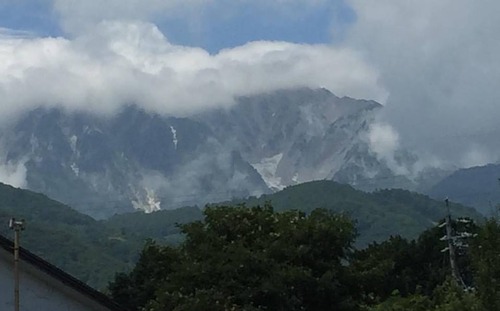 白馬雪渓