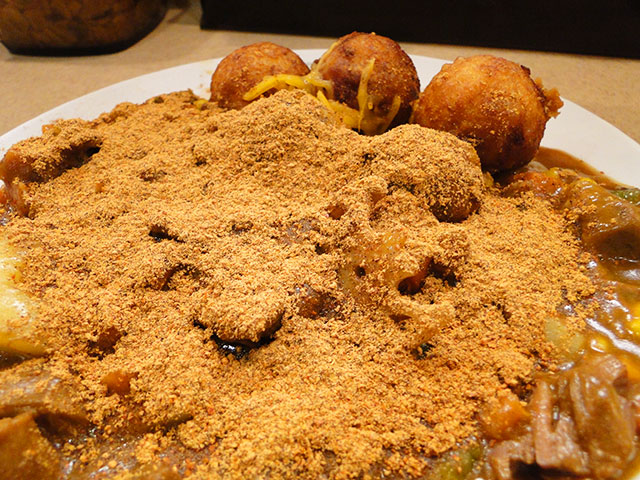 Beef Curry with Various Toppings