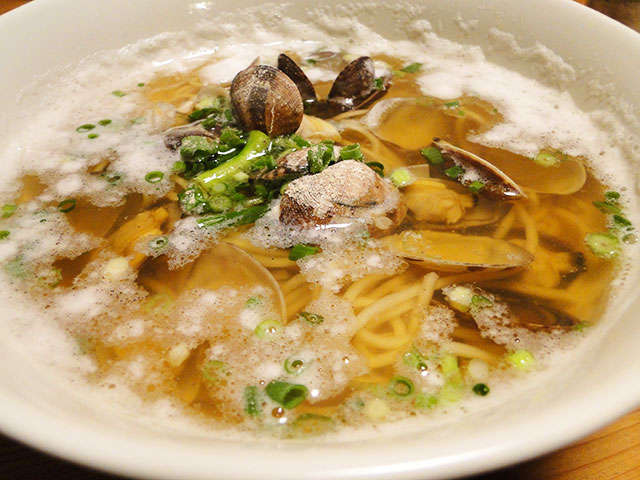 Clam Ramen Noodles