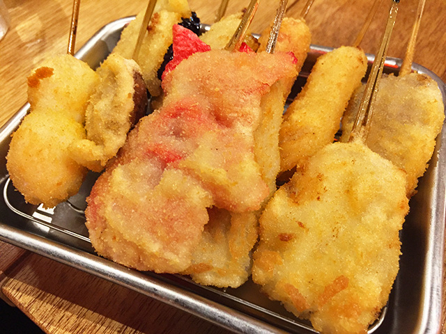 Assorted Kushikatsu