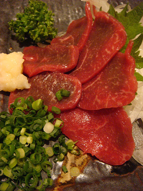Horsemeat Sashimi