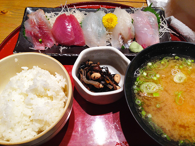 5 Assorted Sashimi Set Meal