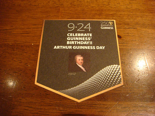 GUINNESS' Birthday